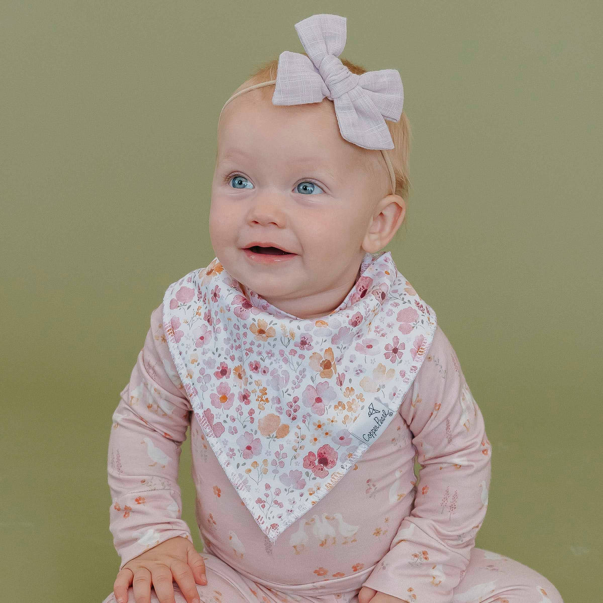 Gigi Bandana Bibs (4-Pack) Copper Pearl Lil Tulips