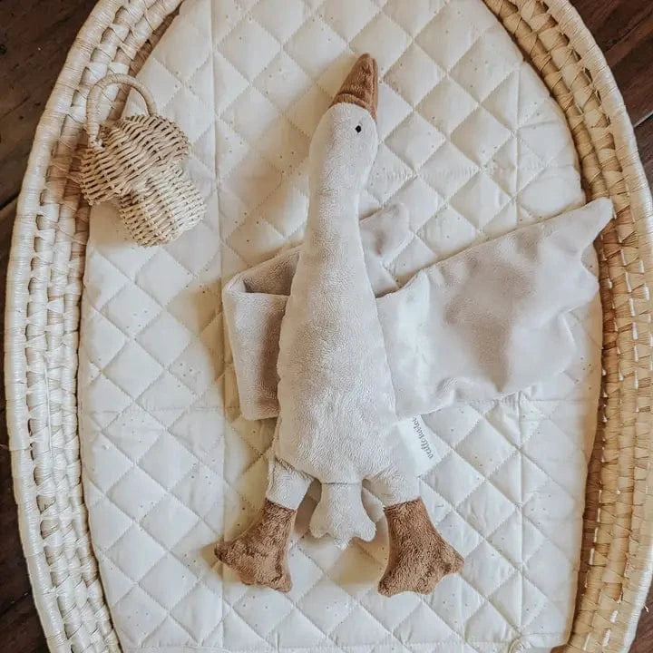 Gilbert Goose Security Blanket - Sand Veille Sur Toi Lil Tulips