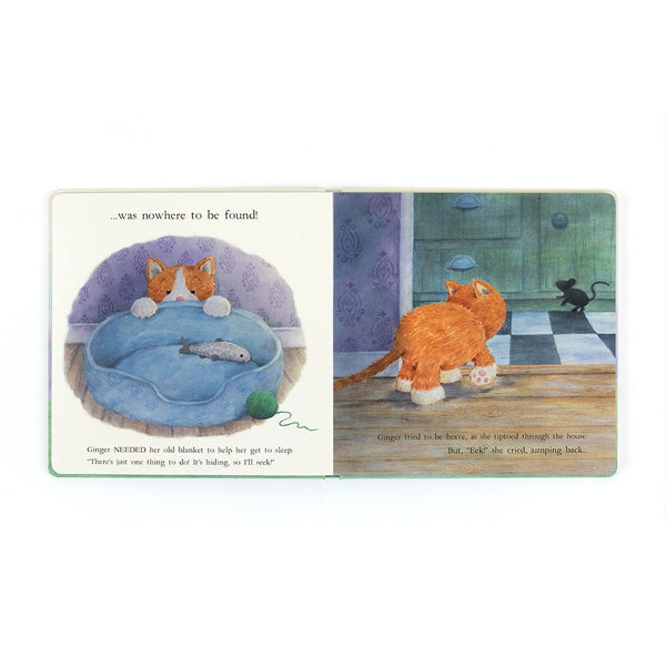 Ginger, the Courageous Kitten Book Jellycat Lil Tulips