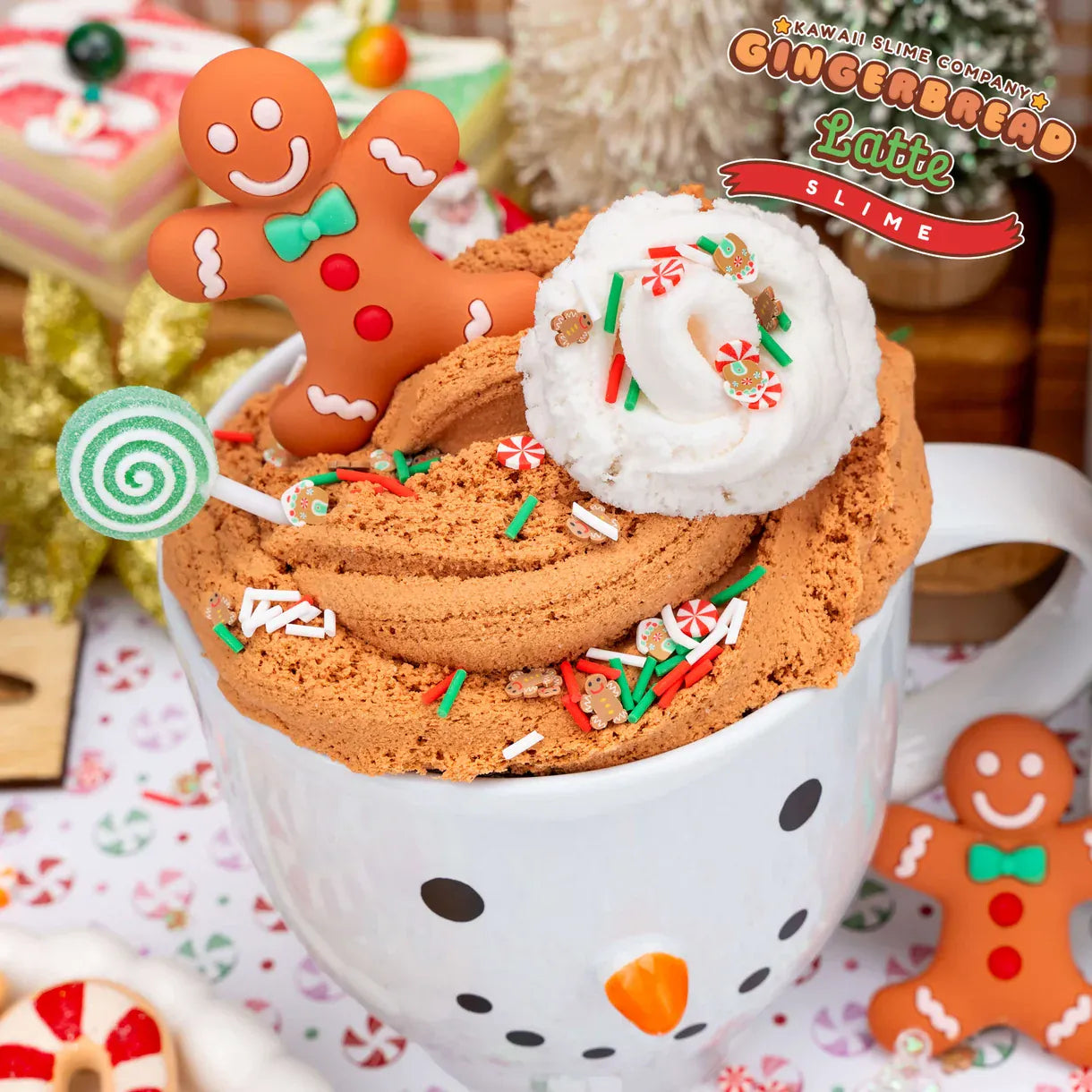 Gingerbread Latte Butter Slime Kawaii Slime Company Lil Tulips