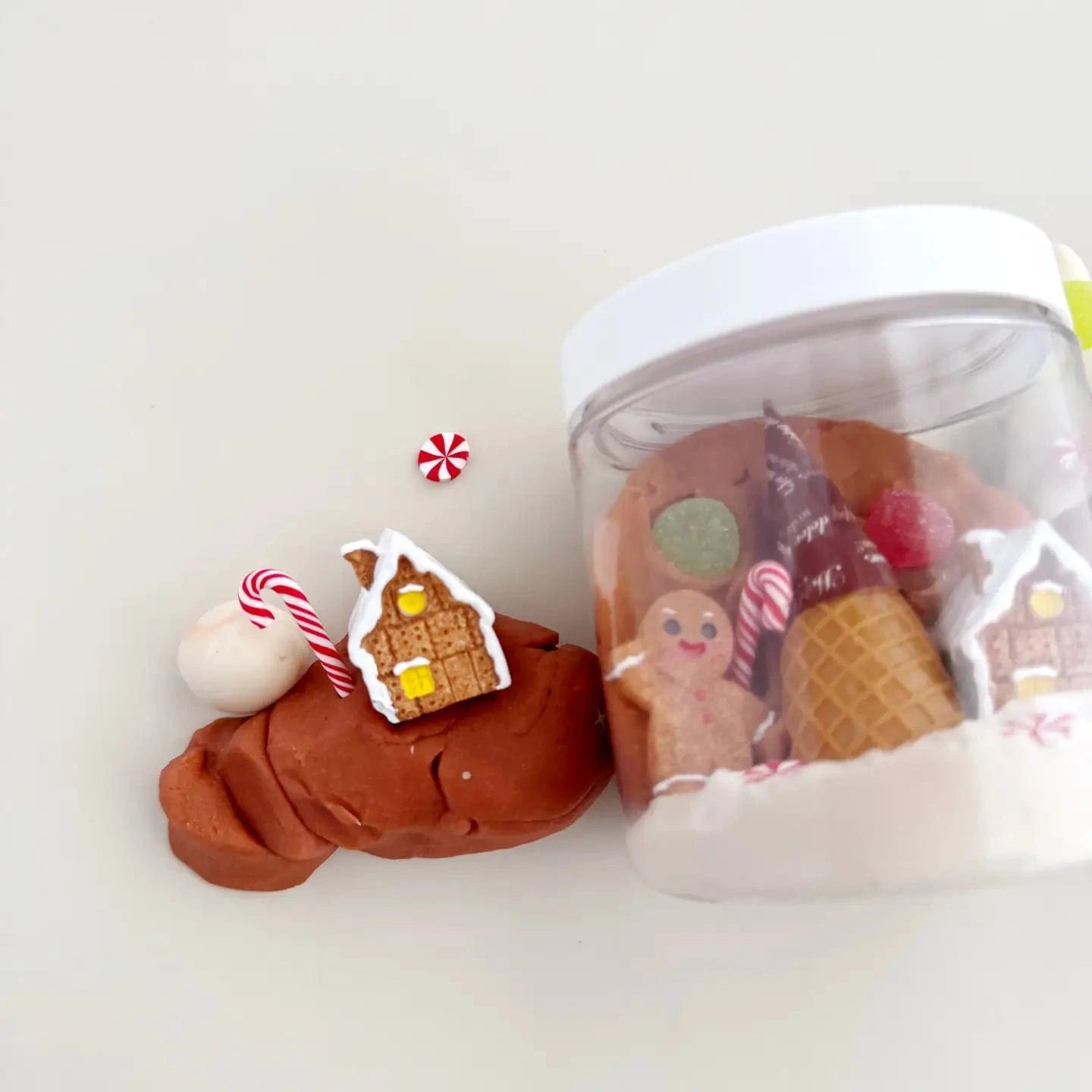 Gingerbread Mini Dough-To-Go Earth Grown KidDoughs Lil Tulips