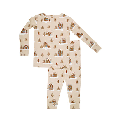 Gingerbread Small Ribbed Two-Piece Set Brave Little Ones Lil Tulips