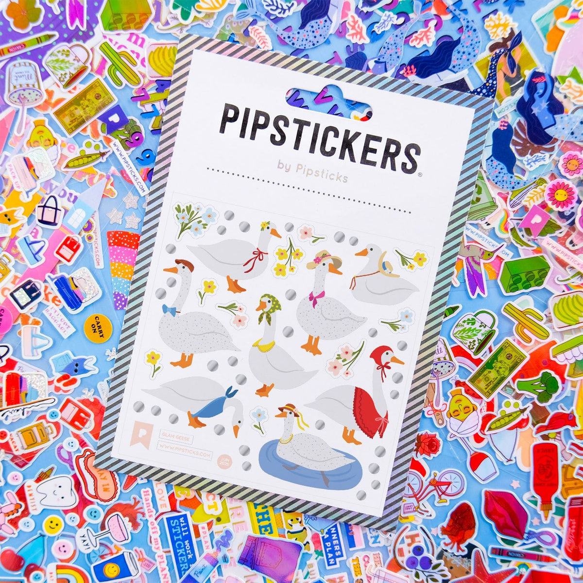 Glam Geese Stickers Pipsticks Lil Tulips