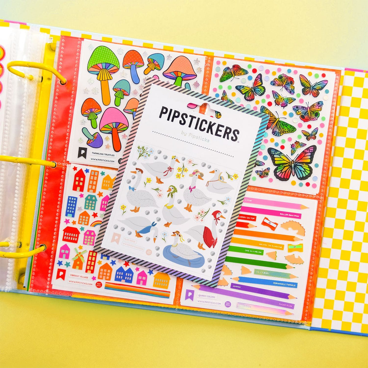 Glam Geese Stickers Pipsticks Lil Tulips