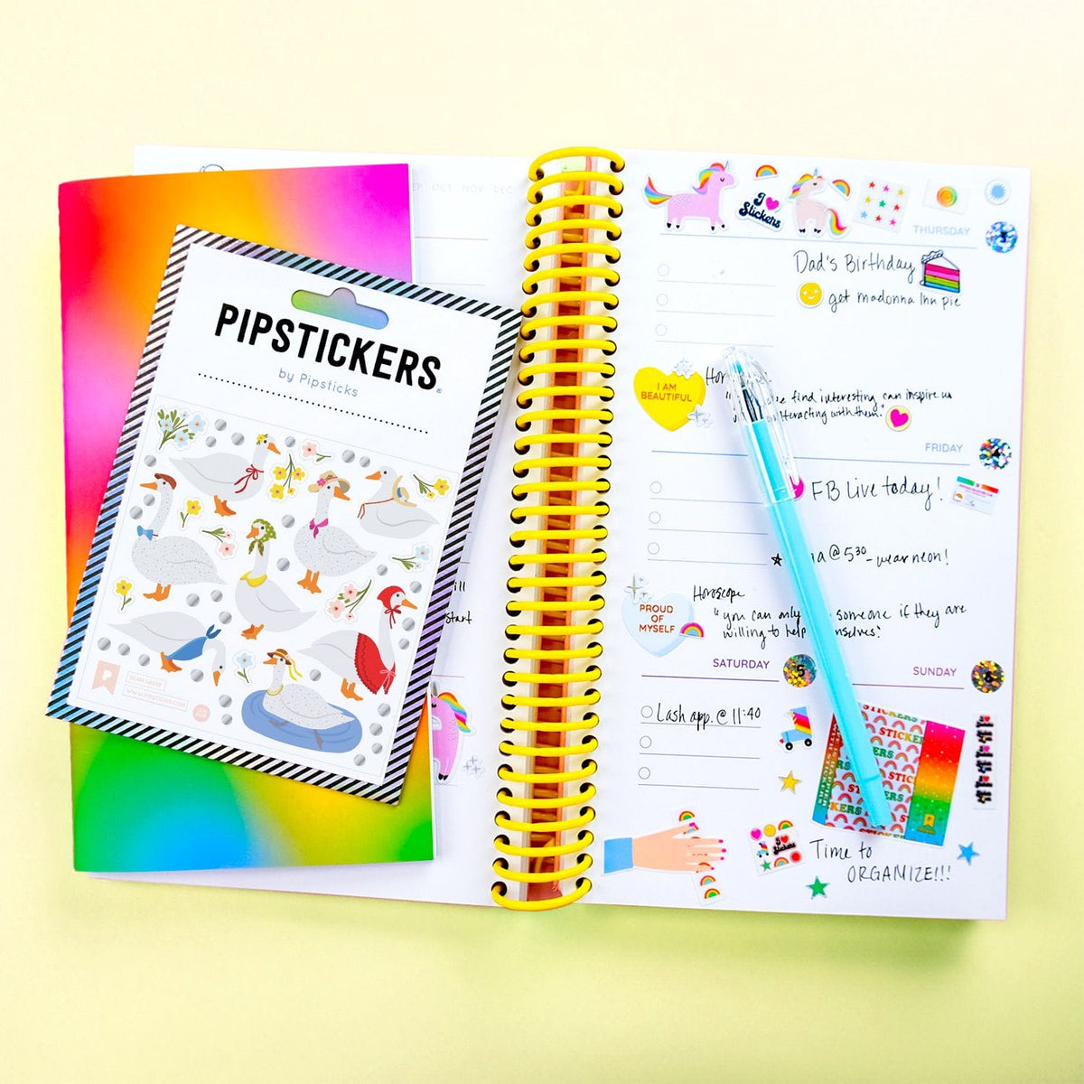 Glam Geese Stickers Pipsticks Lil Tulips