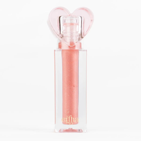Glimmies - Flavored Vegan Lip Gloss - Glitter Pink Mrs. Ertha Lil Tulips