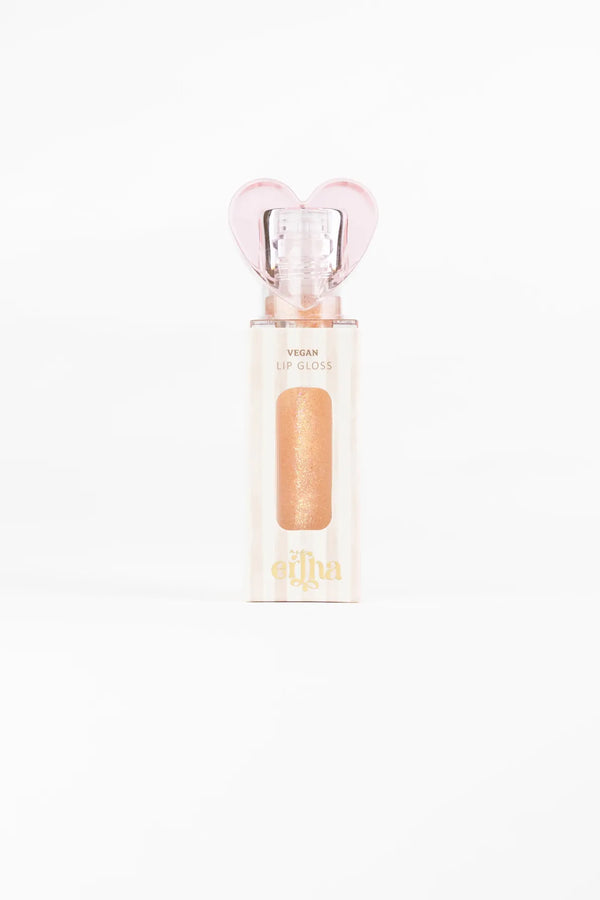 Glimmies - Flavored Vegan Lip Gloss - Sparkle Sunshine Mrs. Ertha Lil Tulips