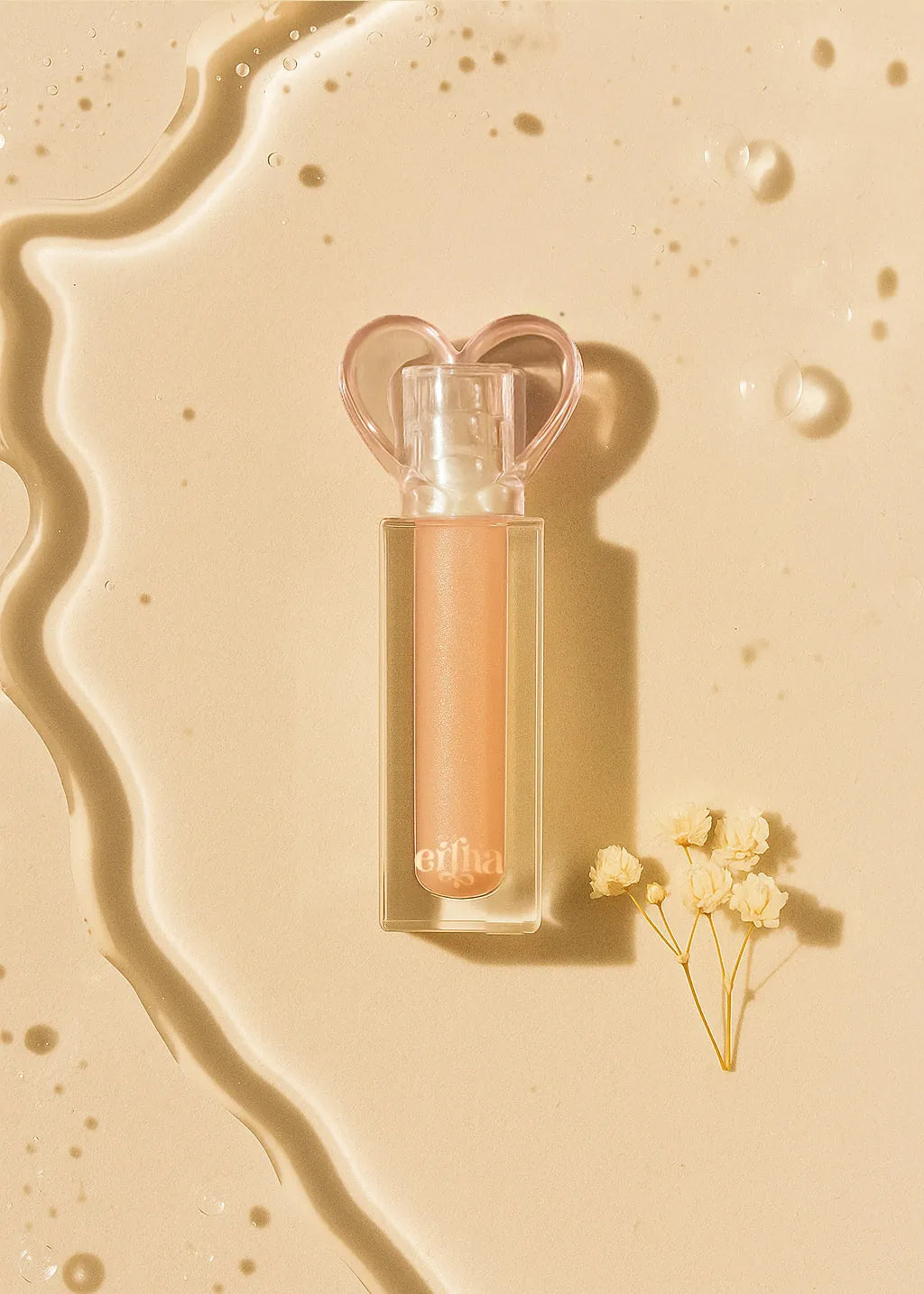 Glimmies - Flavored Vegan Lip Gloss - Sparkle Sunshine Mrs. Ertha Lil Tulips