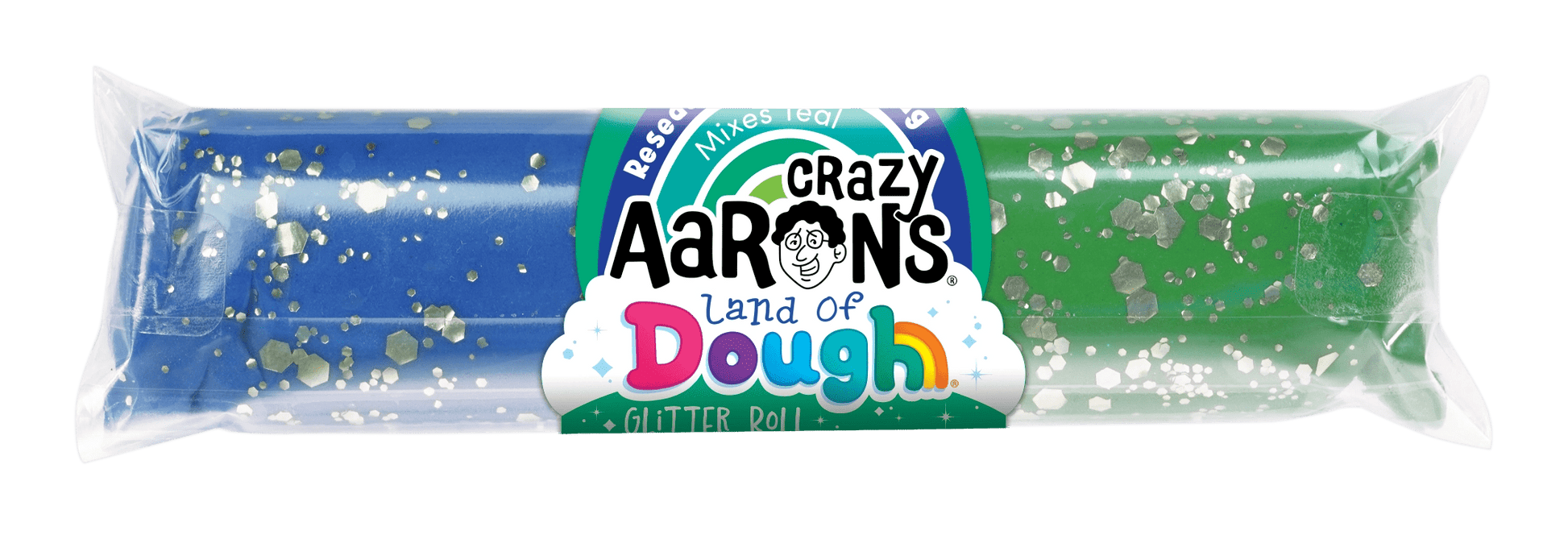 Glitter Roll-Teal Land of Dough Lil Tulips