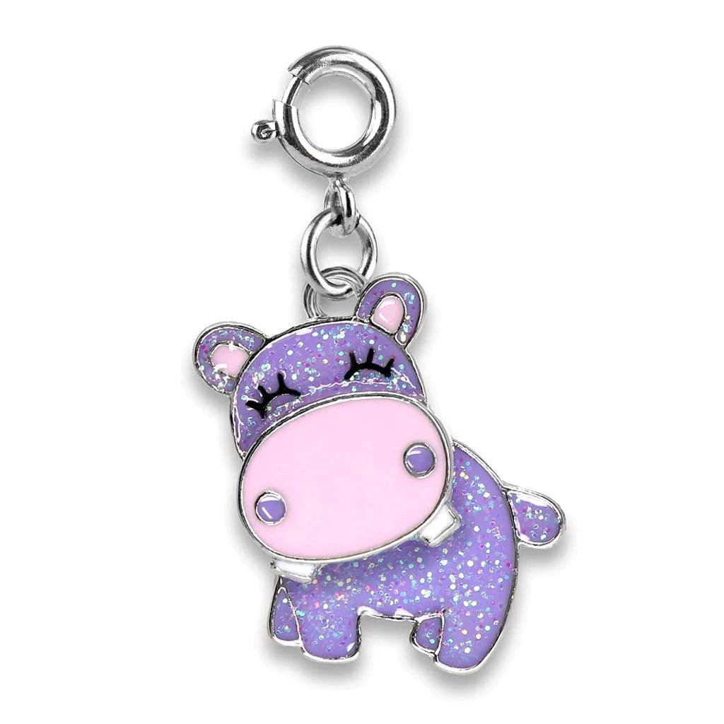 Glitter Swivel Hippo Charm Charm It! Bracelets Lil Tulips