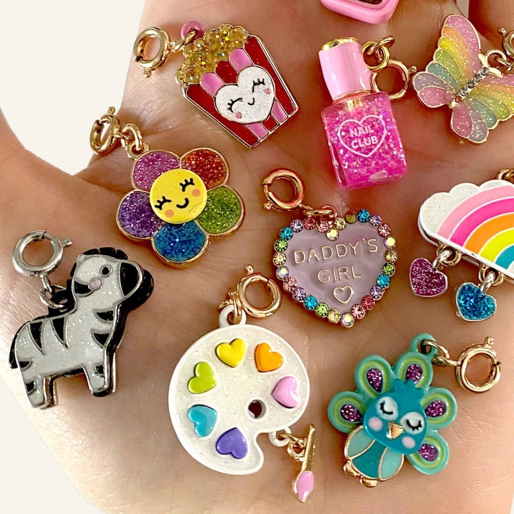 Glitter Zebra Charm Charm It! Lil Tulips