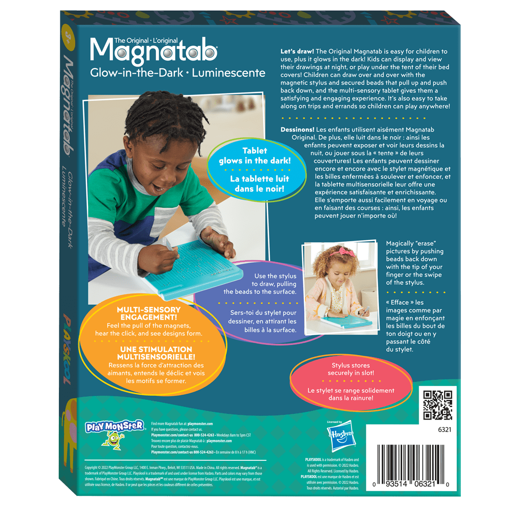 Glow-In-The-Dark Magnatab Playskool Lil Tulips