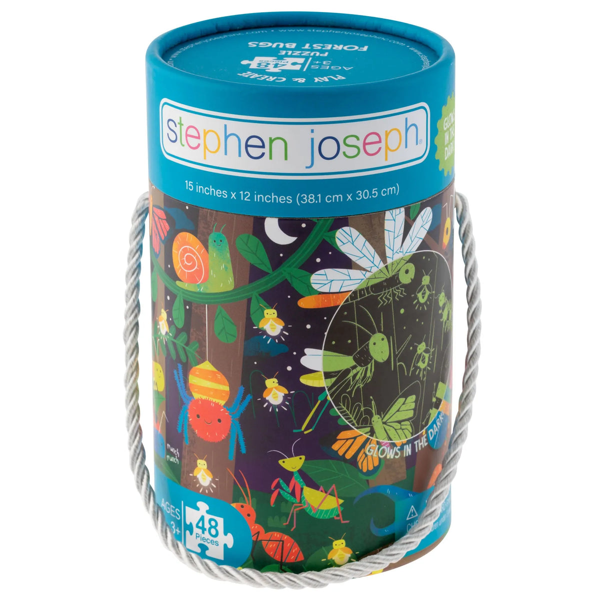 Glow in the Dark Puzzle - Forest Bugs Stephen Joseph Gifts Lil Tulips