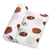 Go Sports! Swaddle Blanket LollyBanks Lil Tulips