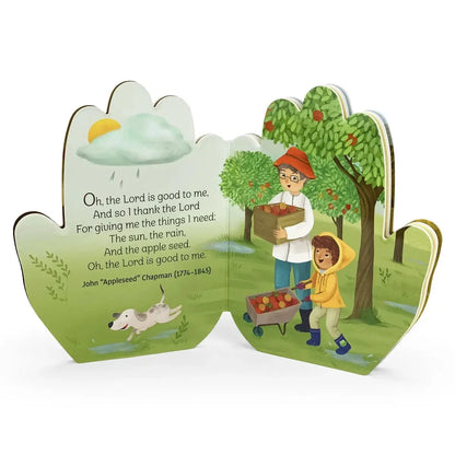 God Is Good Praying Hands Shaped Board Book Cottage Door Press Lil Tulips