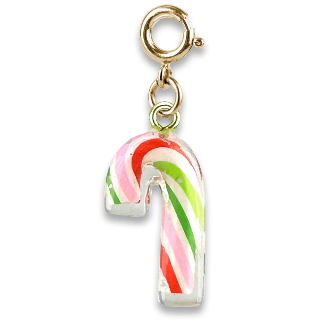 Gold Candy Cane Charm Charm It! Bracelets Lil Tulips