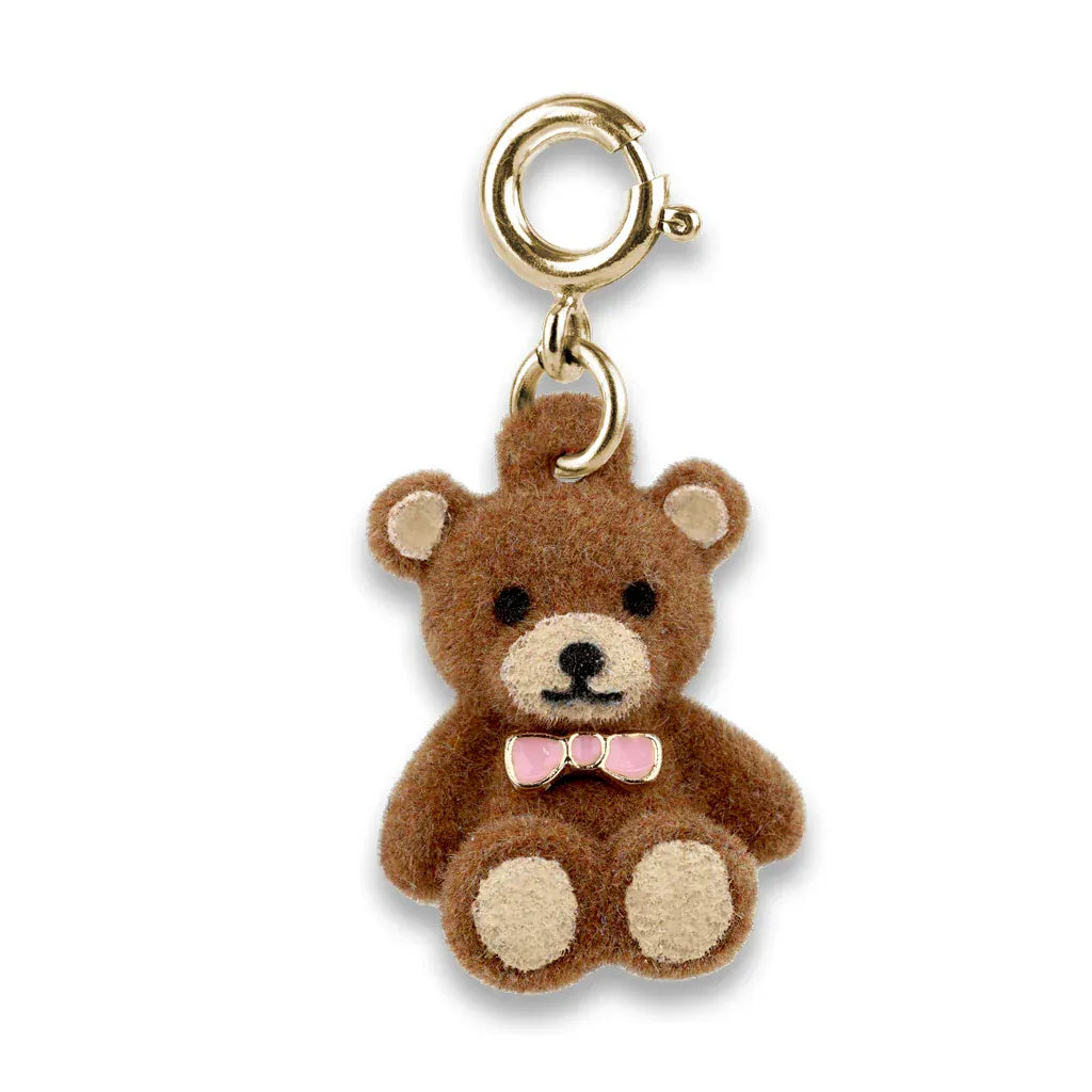 Gold Fuzzy Bear Charm Charm It! Lil Tulips
