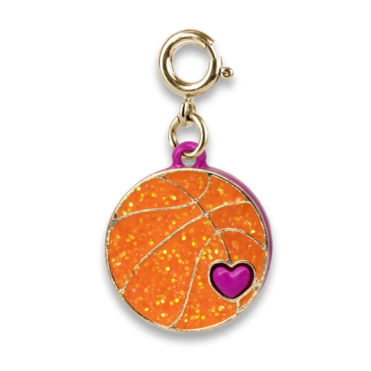 Gold Glitter Basketball Charm Charm It! Bracelets Lil Tulips