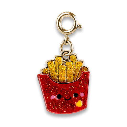 Gold Glitter French Fries Charm Charm It! Bracelets Lil Tulips