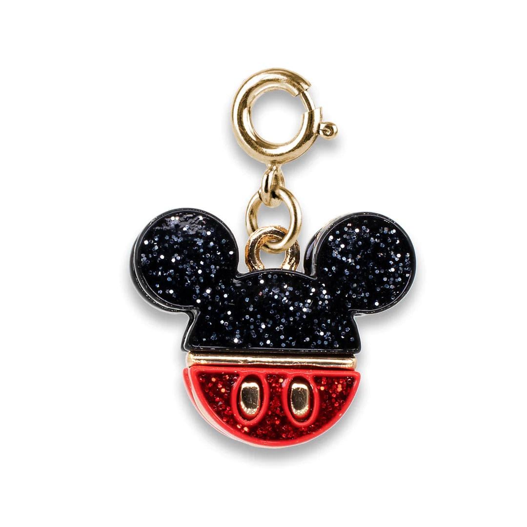 Gold Glitter Mickey Mouse Icon Charm Charm It! Bracelets Lil Tulips