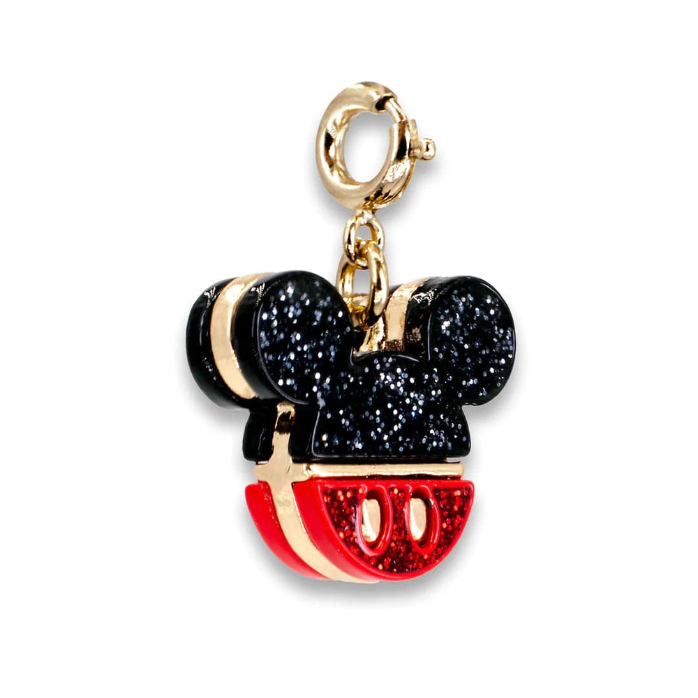 Gold Glitter Mickey Mouse Icon Charm Charm It! Bracelets Lil Tulips