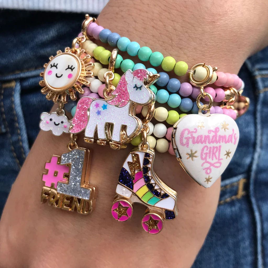 Gold Grandma's Girl Locket Charm Charm It! Bracelets Lil Tulips