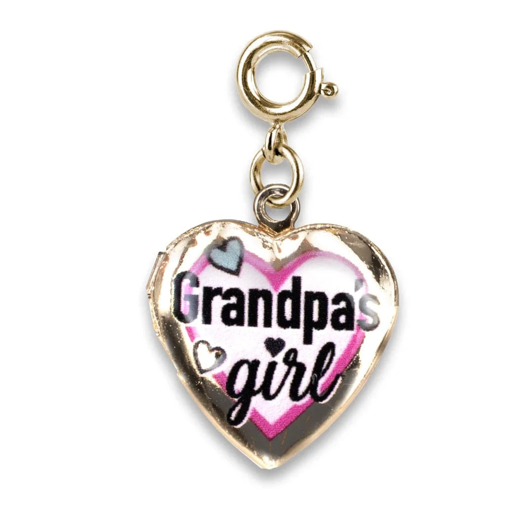 Gold Grandpa Girl's Locket Charm Charm It! Bracelets Lil Tulips