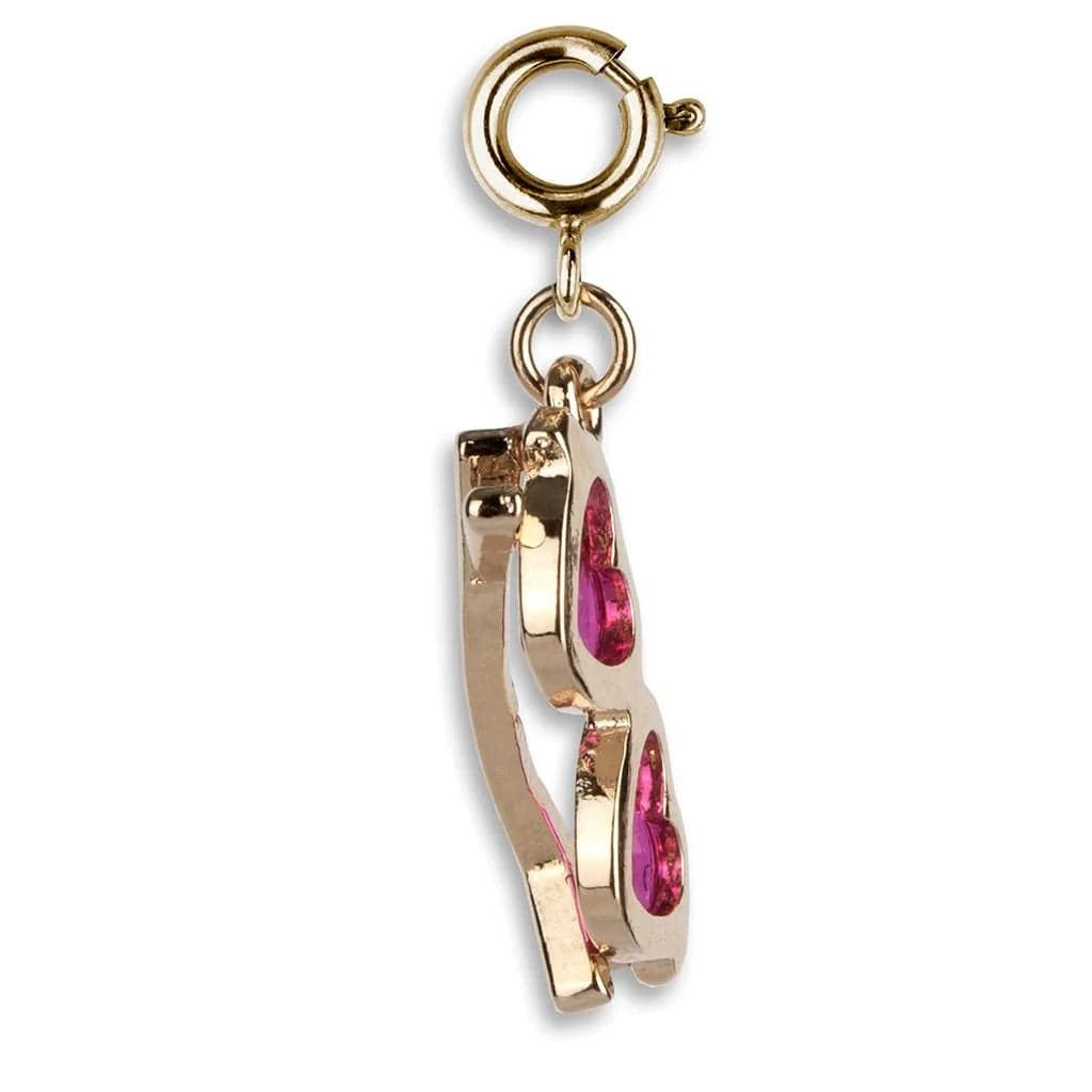 Gold Heart Sunglasses Charm Charm It! Bracelets Lil Tulips