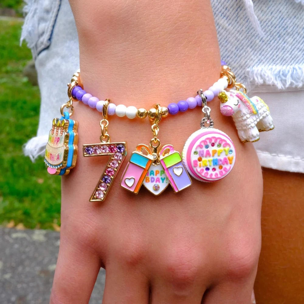 Gold Surprise Inside B-Day Gift Charm Charm It! Lil Tulips