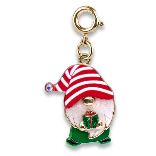 Gold Swivel Christmas Gnome Charm Charm It! Lil Tulips