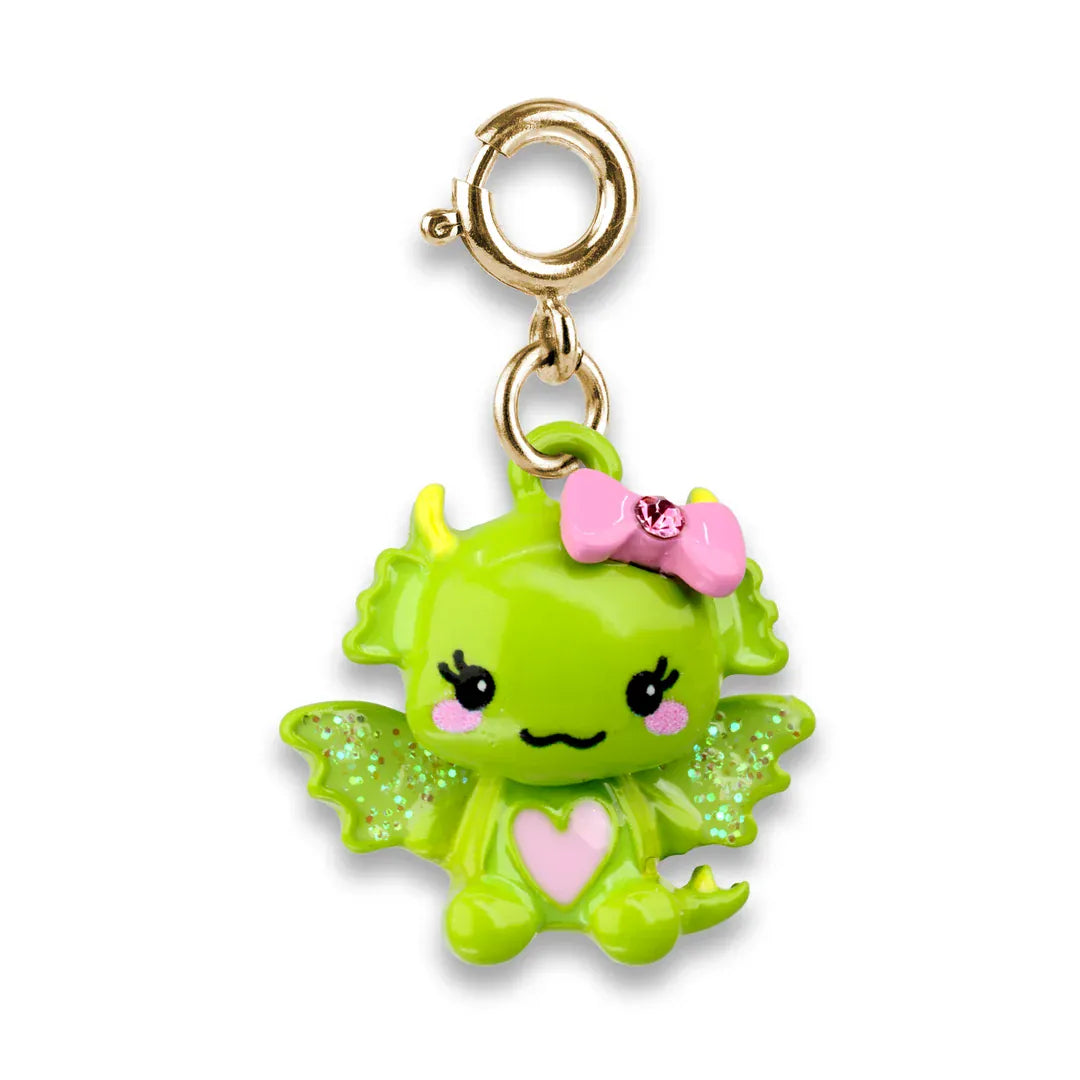 Gold Swivel Dragon Charm Charm It! Lil Tulips