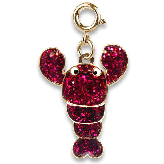 Gold Swivel Glitter Lobster Charm Charm It! Lil Tulips