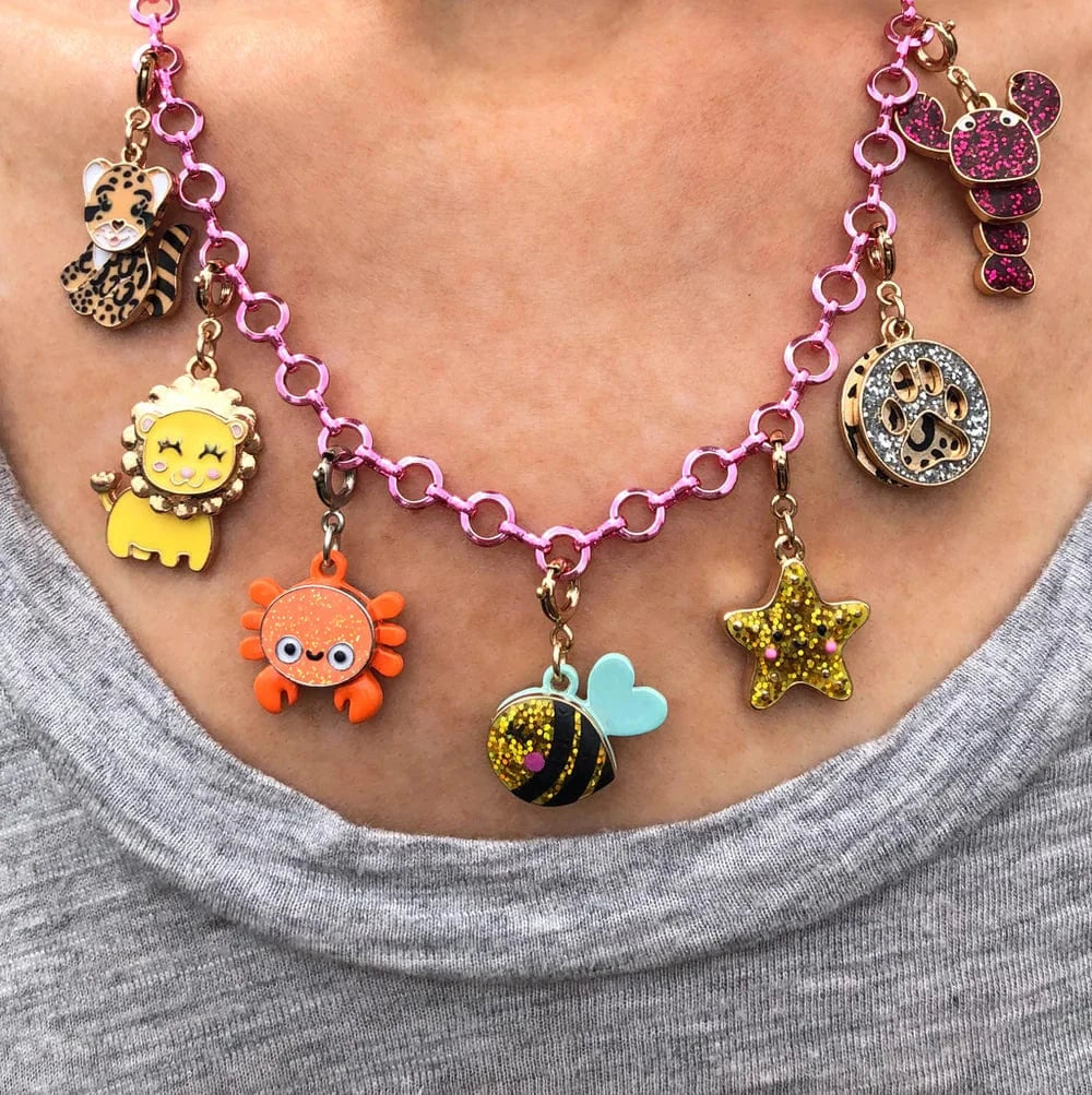 Gold Swivel Lion Charm Charm It! Lil Tulips