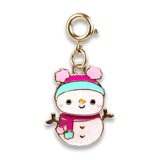 Gold Swivel Snowman Charm Charm It! Bracelets Lil Tulips