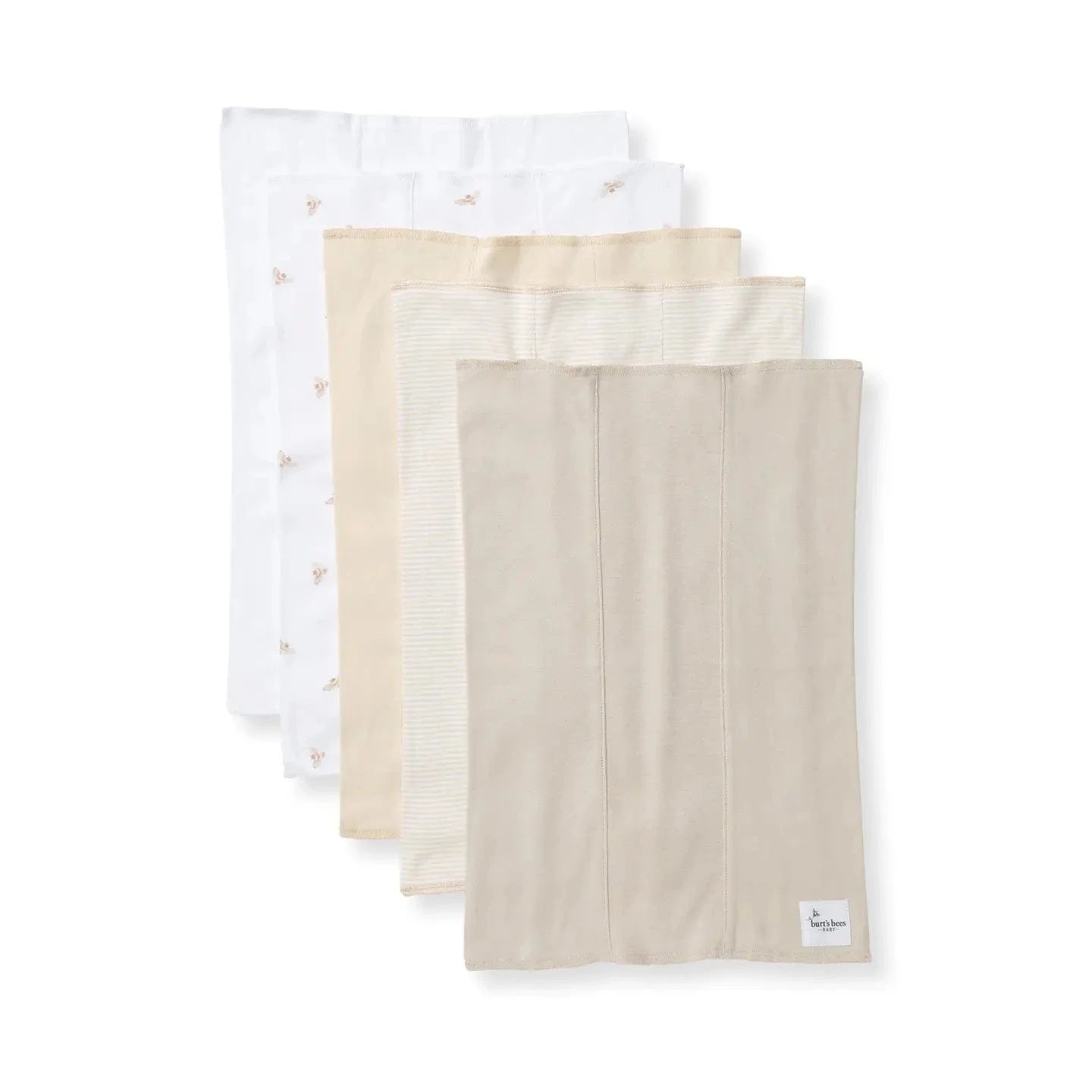 Golden Bee Burp Cloths - Set of 5 Burt's Bees Baby Lil Tulips