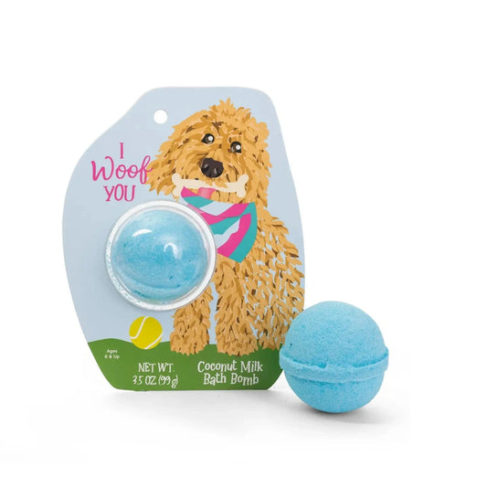 Goldendoodle Bath Bomb - I Woof You! Cait + Co Lil Tulips