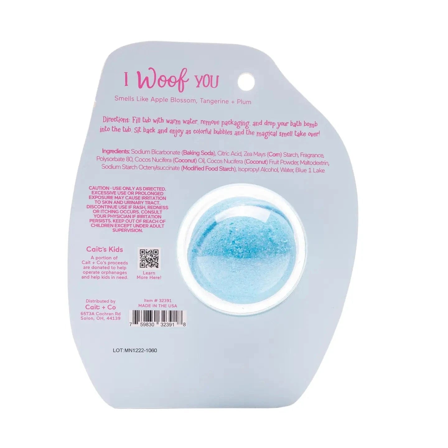 Goldendoodle Bath Bomb - I Woof You! Cait + Co Lil Tulips