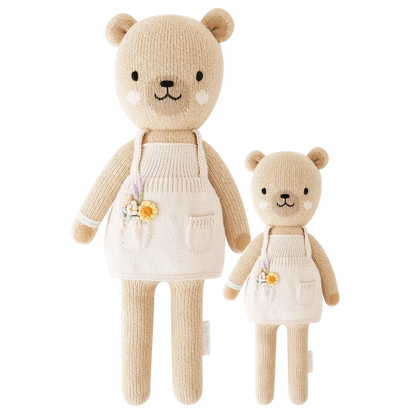 Goldie the Honey Bear Hand-Knit Doll cuddle+kind Lil Tulips