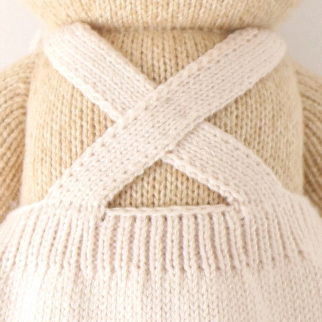 Goldie the Honey Bear Hand-Knit Doll cuddle+kind Lil Tulips