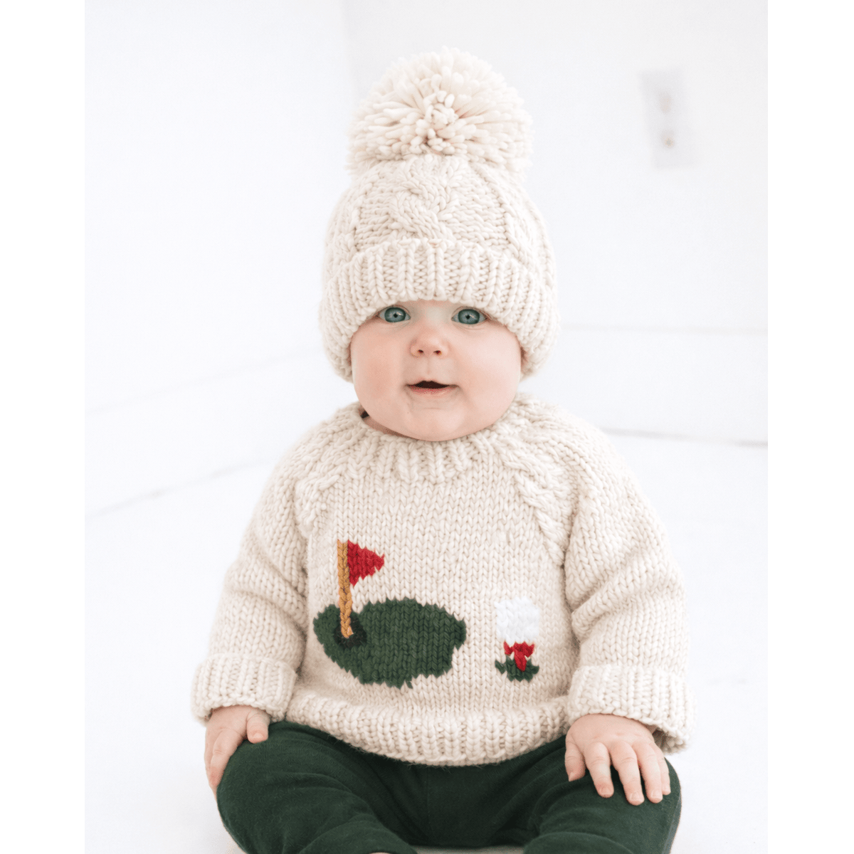 Golf Sweater for Baby & Toddler Huggalugs Lil Tulips