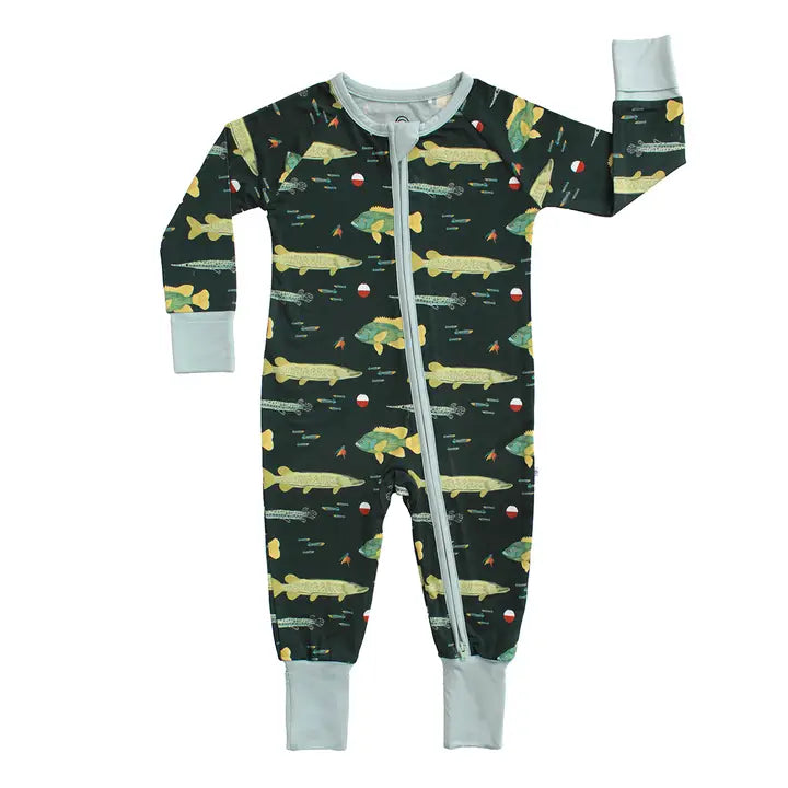 Gone Fishing Convertible Baby Pajamas Emerson and Friends Lil Tulips
