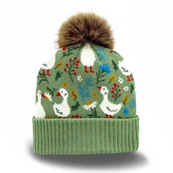 Goose Pom Beanie - Kids Northern Icons Lil Tulips