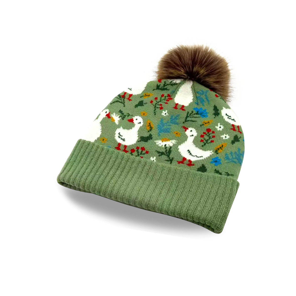 Goose Pom Beanie - Kids Northern Icons Lil Tulips