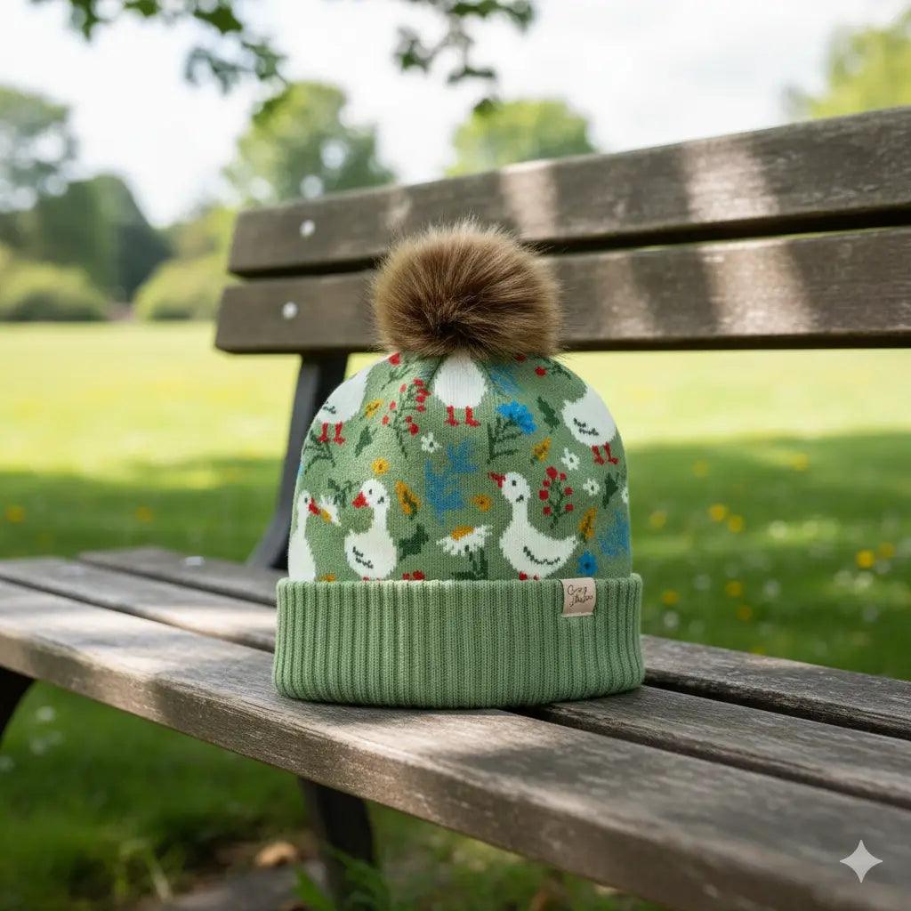 Goose Pom Beanie - Kids Northern Icons Lil Tulips