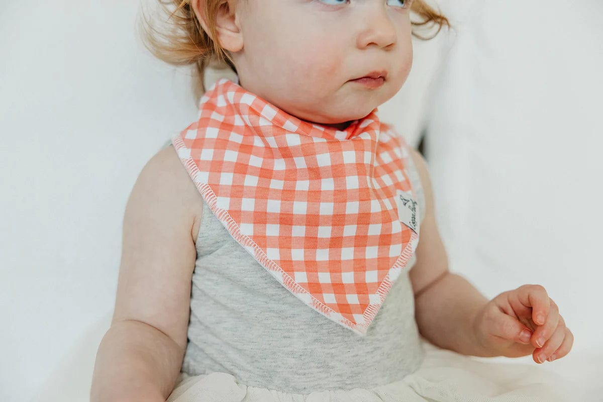 Goosie Baby Bandana Bib Set Copper Pearl Lil Tulips