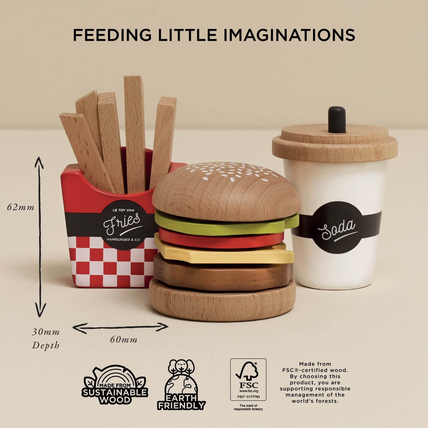 Gourmet Hamburger Set Le Toy Van Lil Tulips