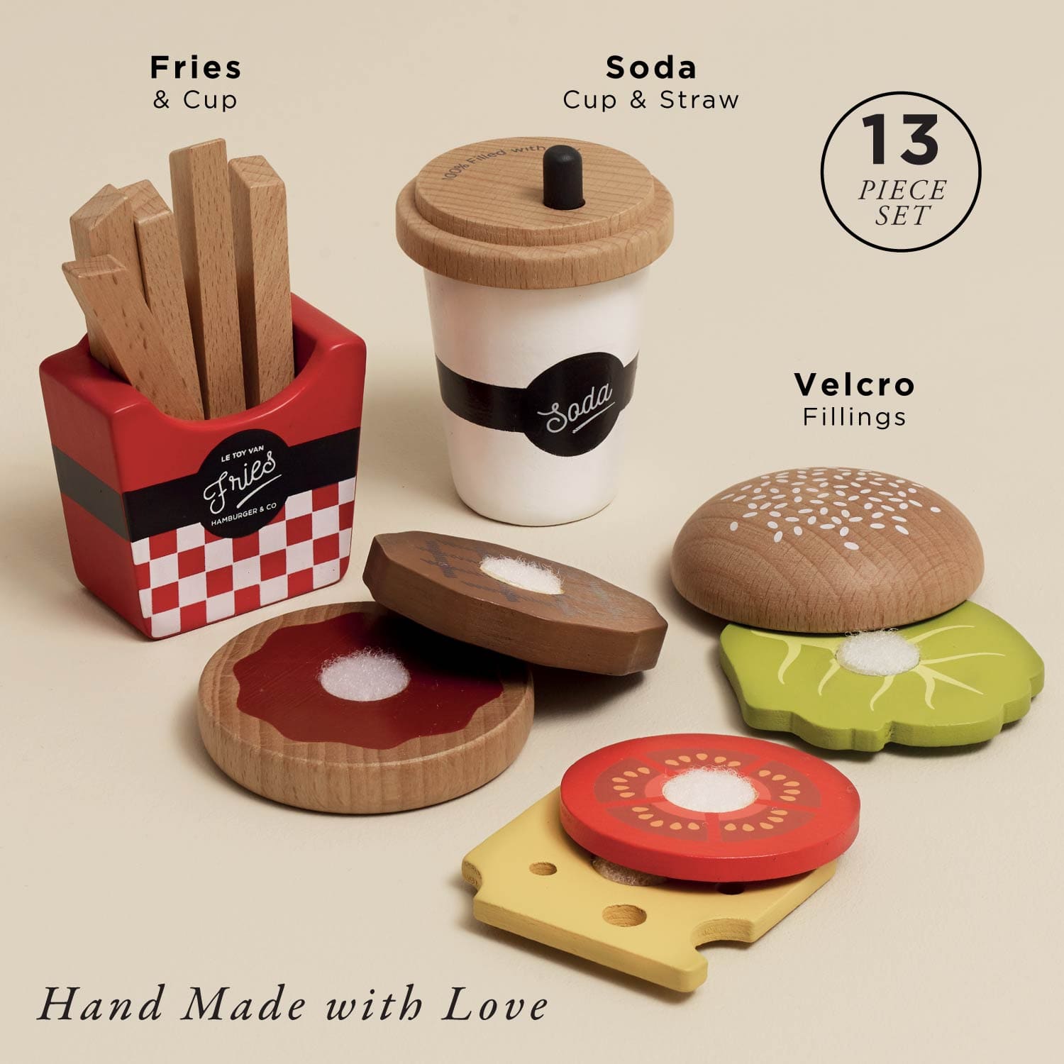 Gourmet Hamburger Set Le Toy Van Lil Tulips