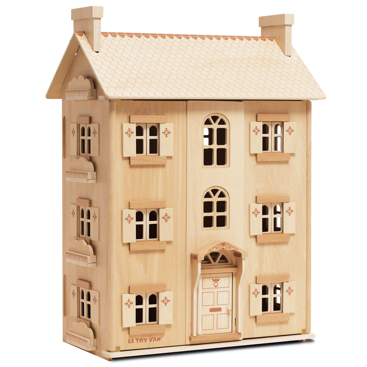Grand Natural Wood Dolls House Le Toy Van Lil Tulips