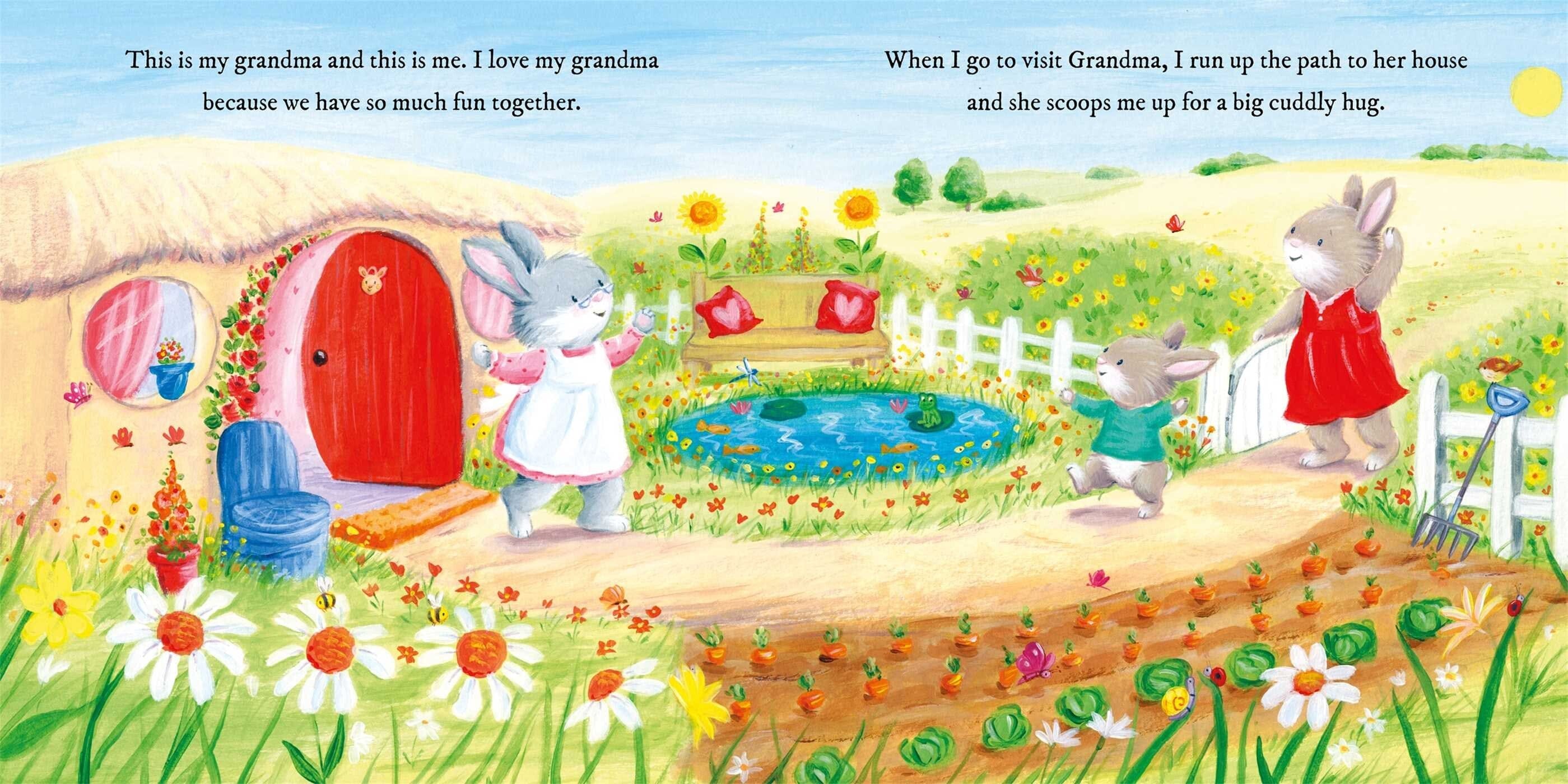 Grandma Loves Me Board Book Simon & Schuster Lil Tulips