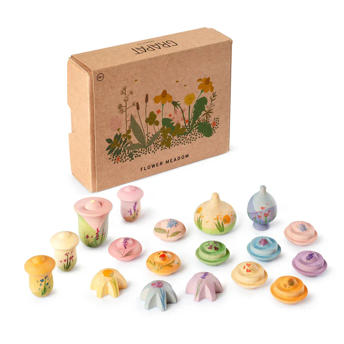 Grapat Play Set Flower Meadow Grapat Lil Tulips